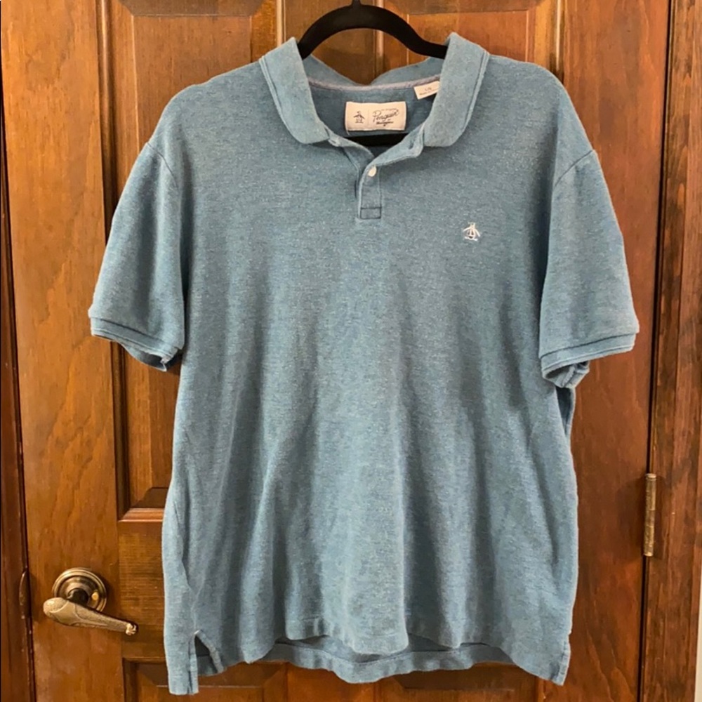 Original Penguin Teal Polo Shirt